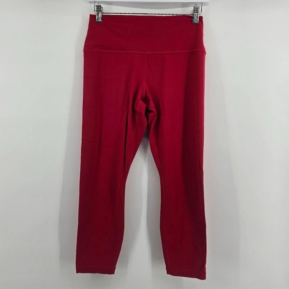 Athleta Transcend 7/8 Tight 24" - L Red